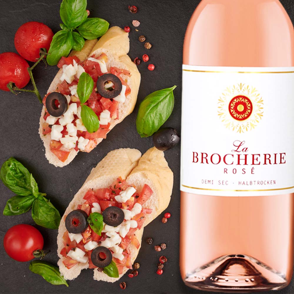 La Brocherie Rosé, halbtrocken, 2022, 1,0l