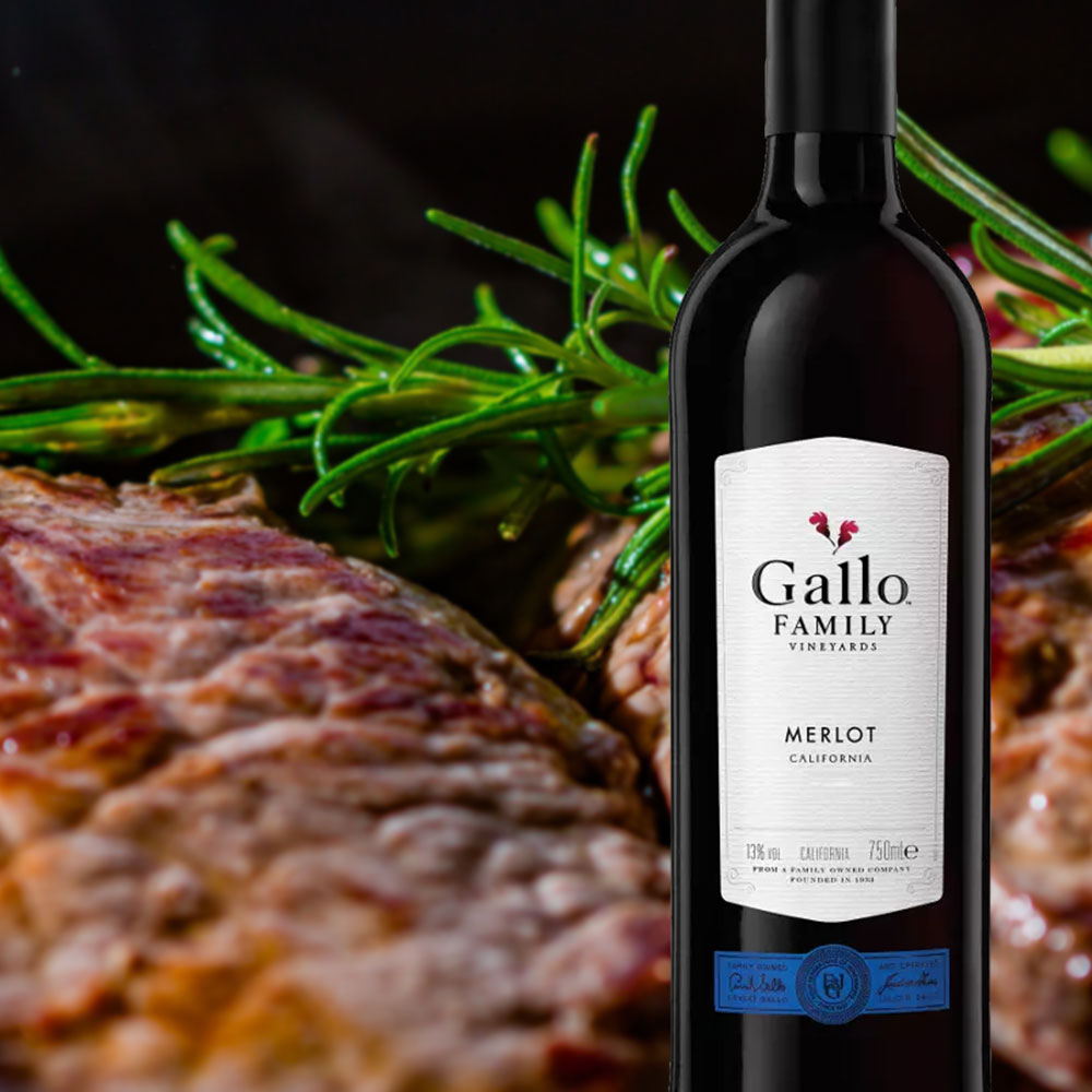 Gallo Merlot, trocken, 2022, 0,75l