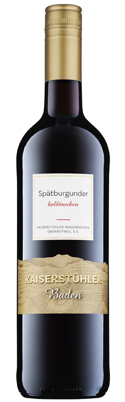 Kaiserstühler Spätburgunder, halbtrocken, 2019, 0,75l