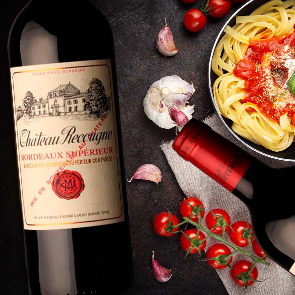 Château Recougne Bordeaux Supérieur AOC, trocken, 2021, 0,75l