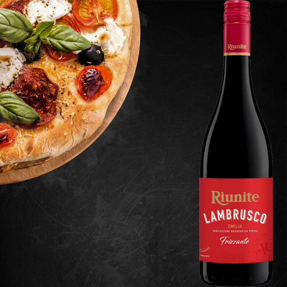 Riunite Lambrusco Emilia Rosso IGT, süß, 0,75l