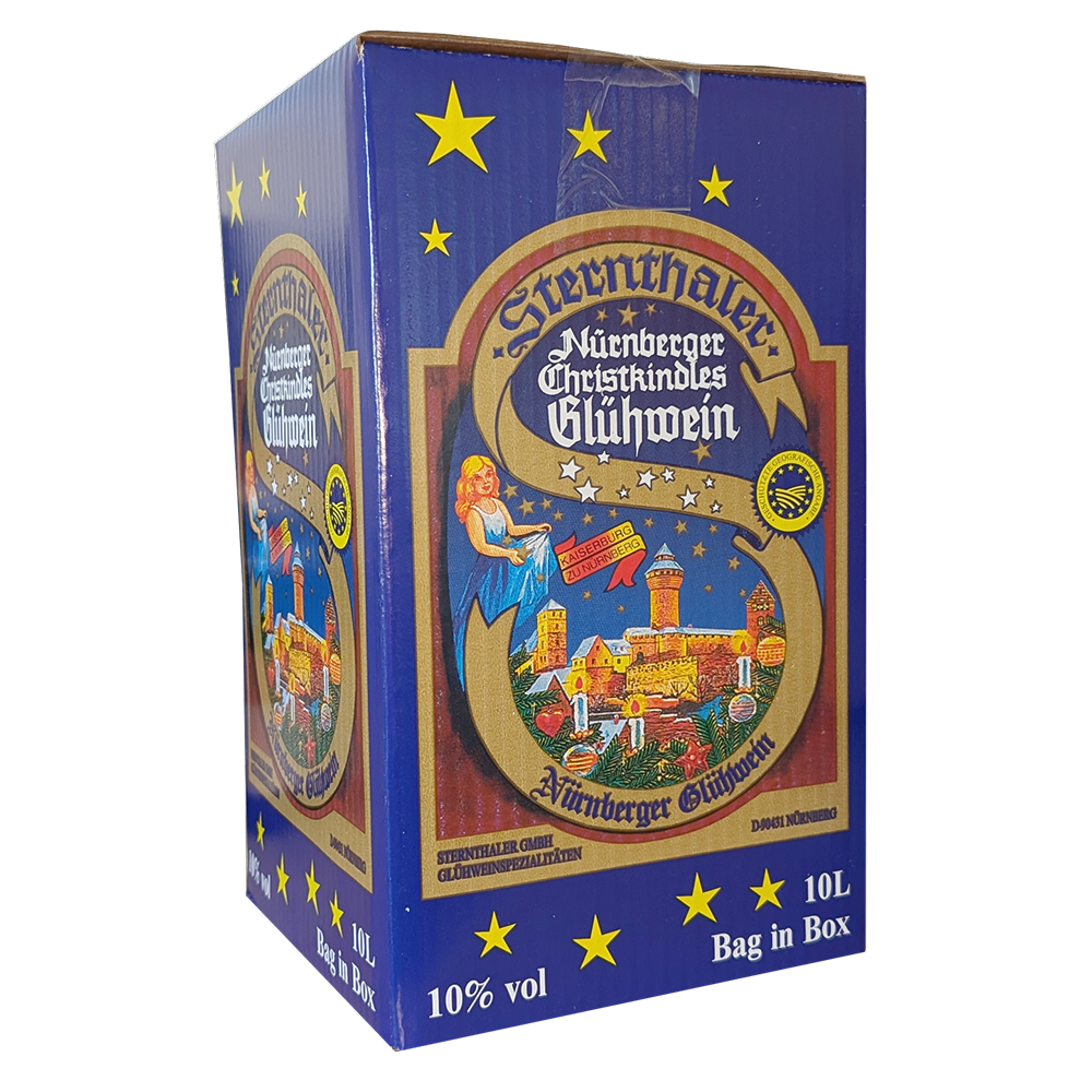 Sternthaler Nürnberger Christkindles Glühwein Rot, Bag-in-Box, 10l