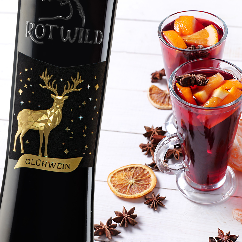 Rotwild Glühwein Rot, lieblich, 0,75l