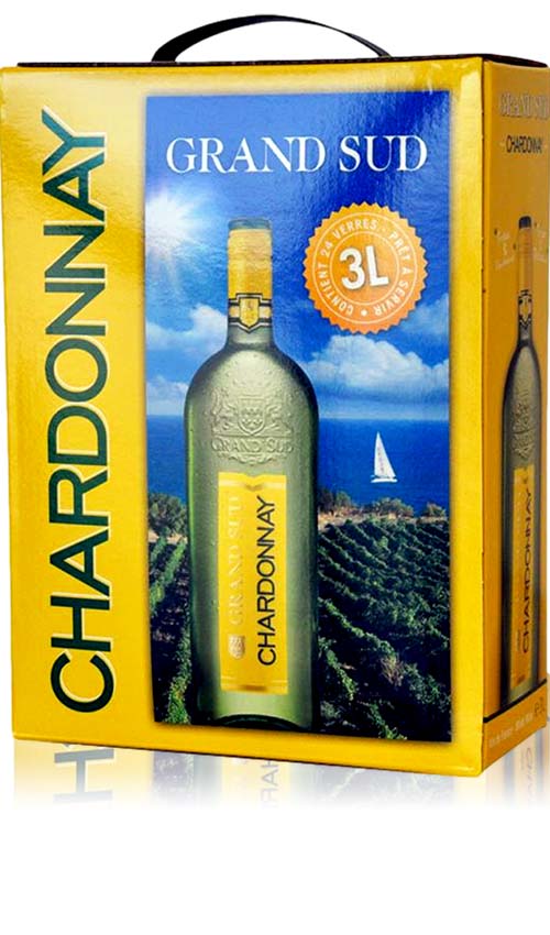 Grand Sud Chardonnay, trocken, 2022, Bag-in-Box, 3,0l