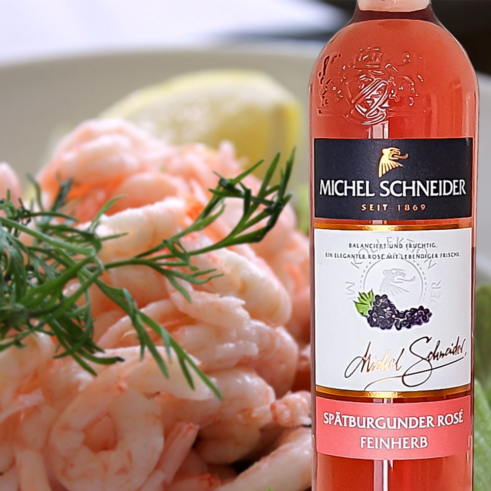 Michel Schneider Spätburgunder Rosé QbA, feinherb, 2022, 0,75l