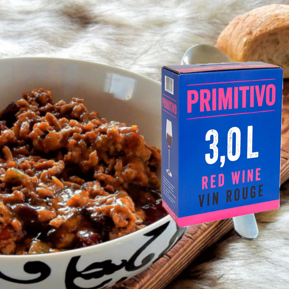 Neon Primitivo, trocken, sortenreines Weinpaket (4x3l)