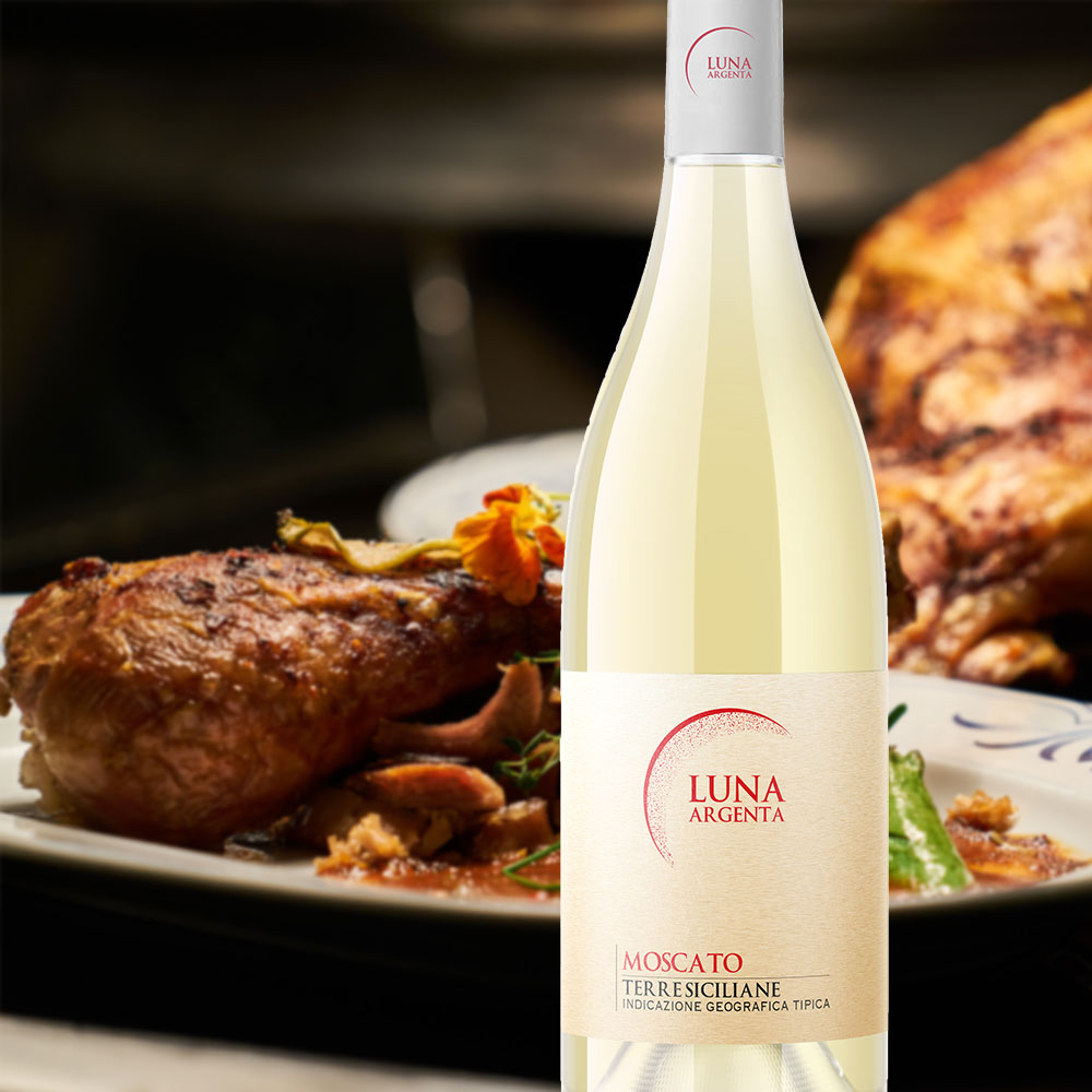 Luna Argenta Moscato, halbtrocken, 2021, 0,75l