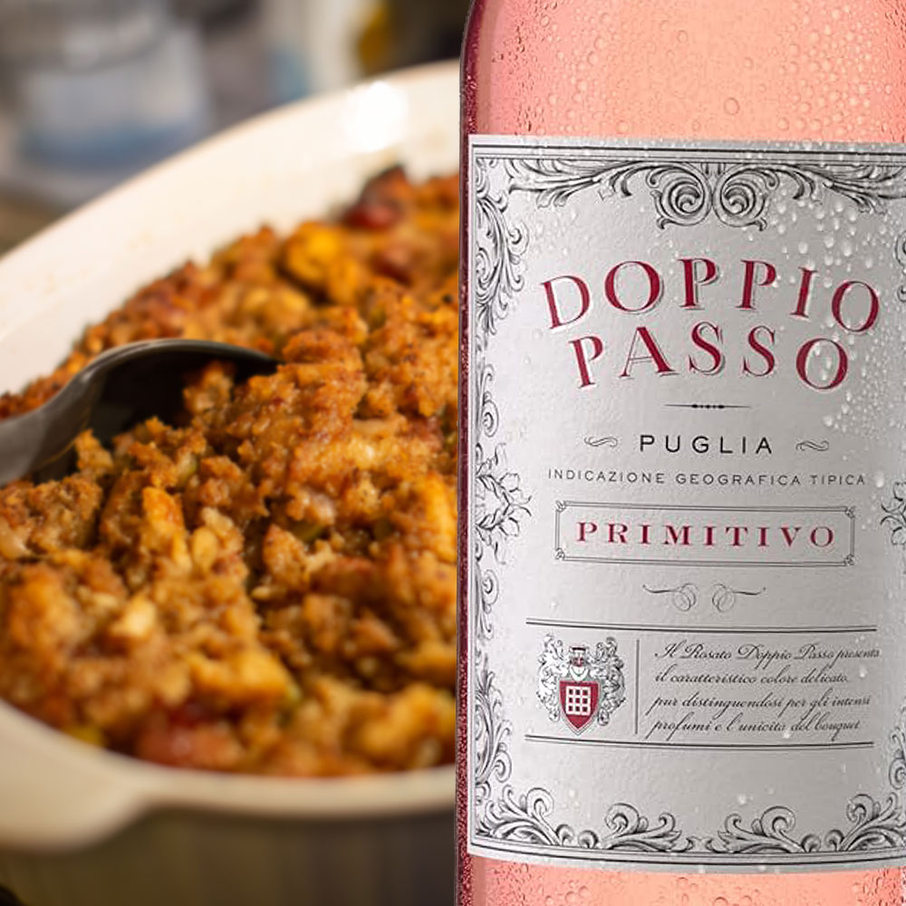 Doppio Passo Primitivo Rosato Puglia, halbtrocken, 2023, 0,75l