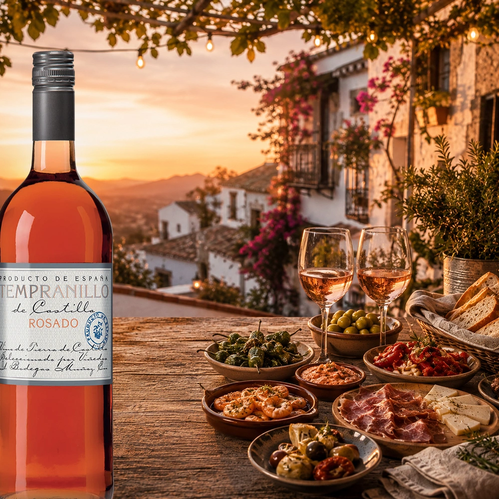 Bodegas Muñoz Tempranillo Rosado de Castilla, trocken, 2024, 1,0l