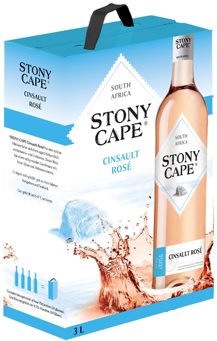 Stony Cape Cinsault Rosé, trocken, Bag-in-Box, 3,0l