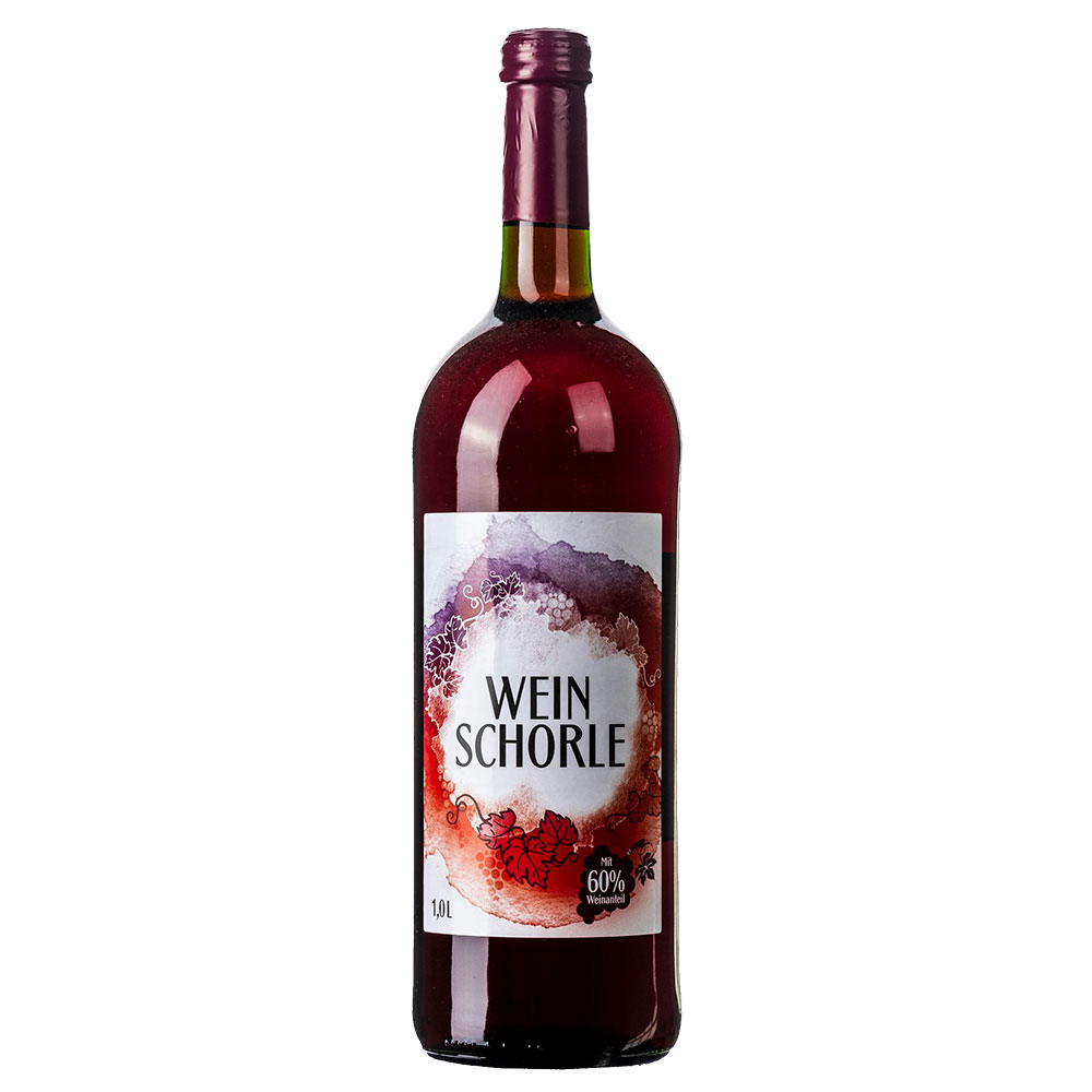 Weinschorle Rot, weinhaltiges Getränk, 1,0l