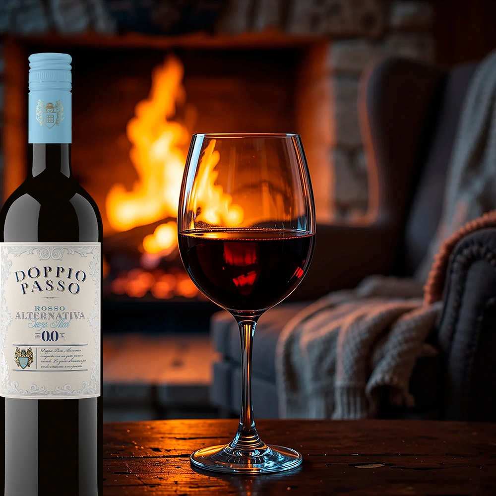 Doppio Passo Rosso Alternativa 0,0%, alkoholfrei, 0,75l