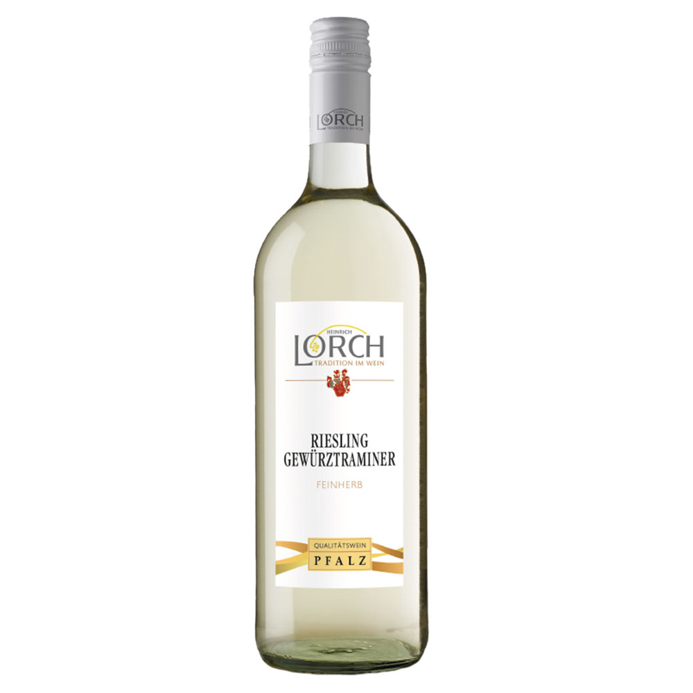 Lorch Riesling-Gewürztraminer QbA, feinherb, 2023, 1,0l