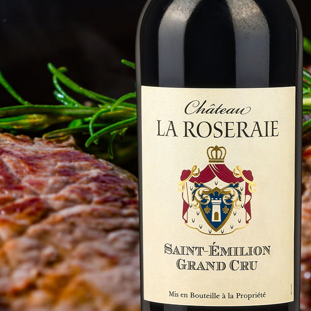 Château La Roseraie Saint-Emilion Grand Cru Rotwein, trocken, 2021, 0,75l