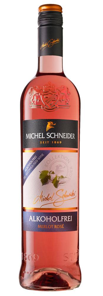Michel Schneider Merlot Rosé, alkoholfrei, 0,75l