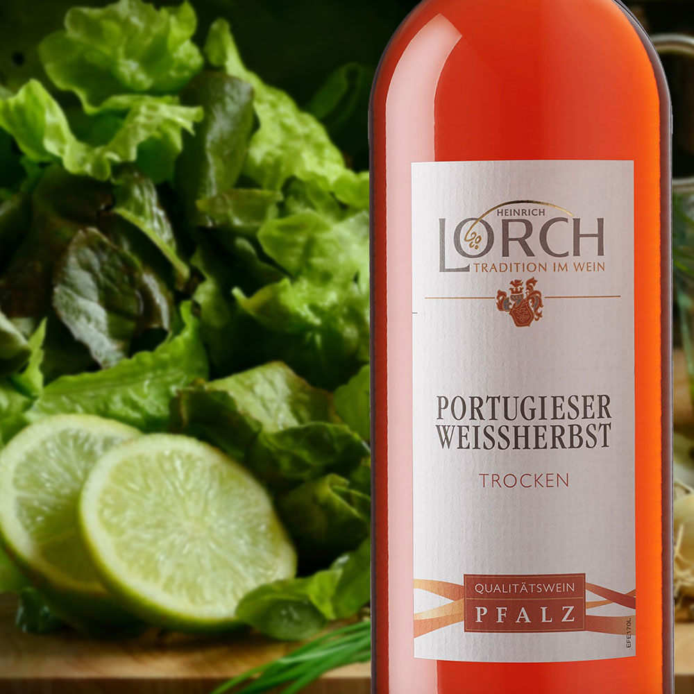 Lorch Portugieser Weissherbst QbA, trocken, 2022, 1,0l