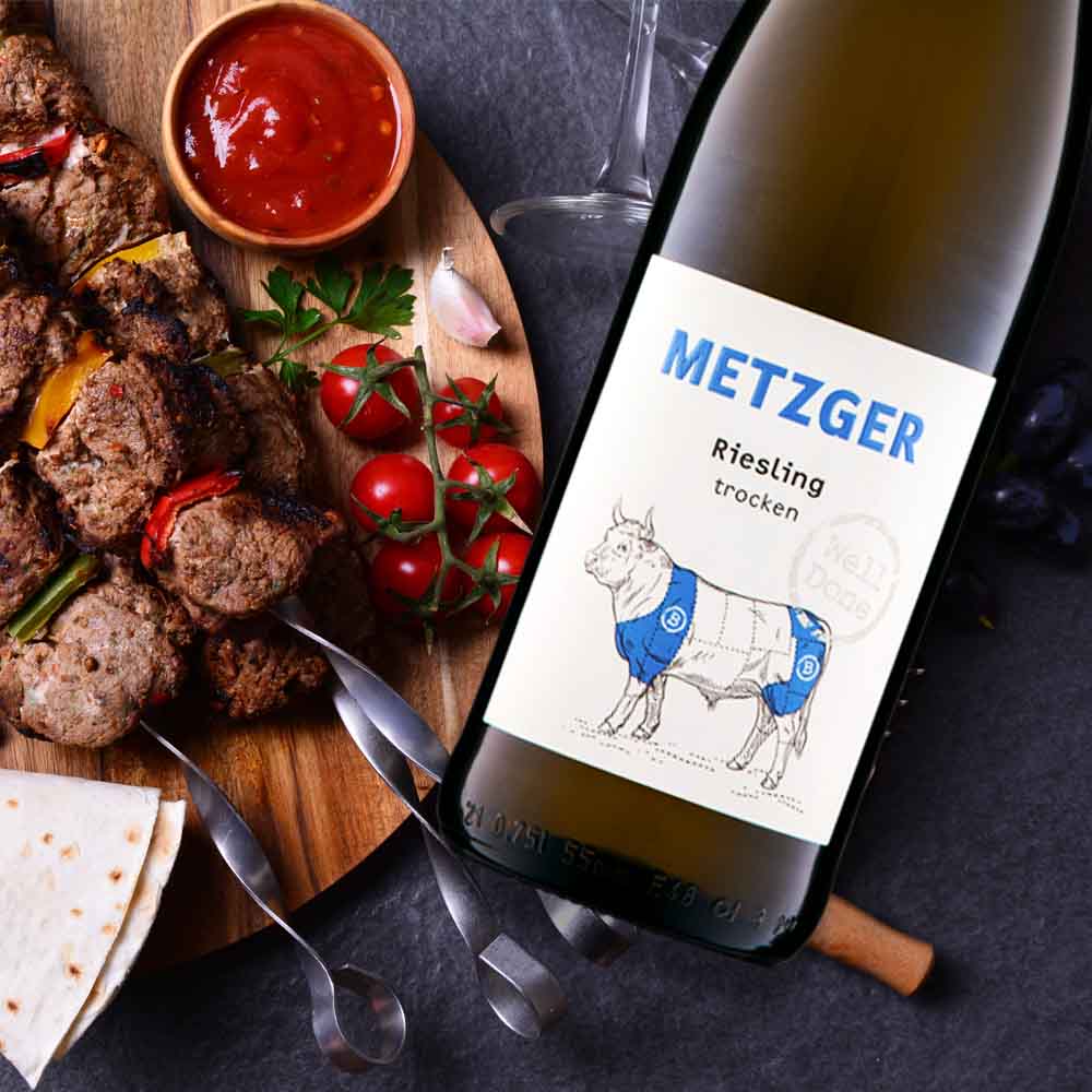 Weingut Metzger Riesling Well Done Weißwein, trocken, 2021, 0,75l