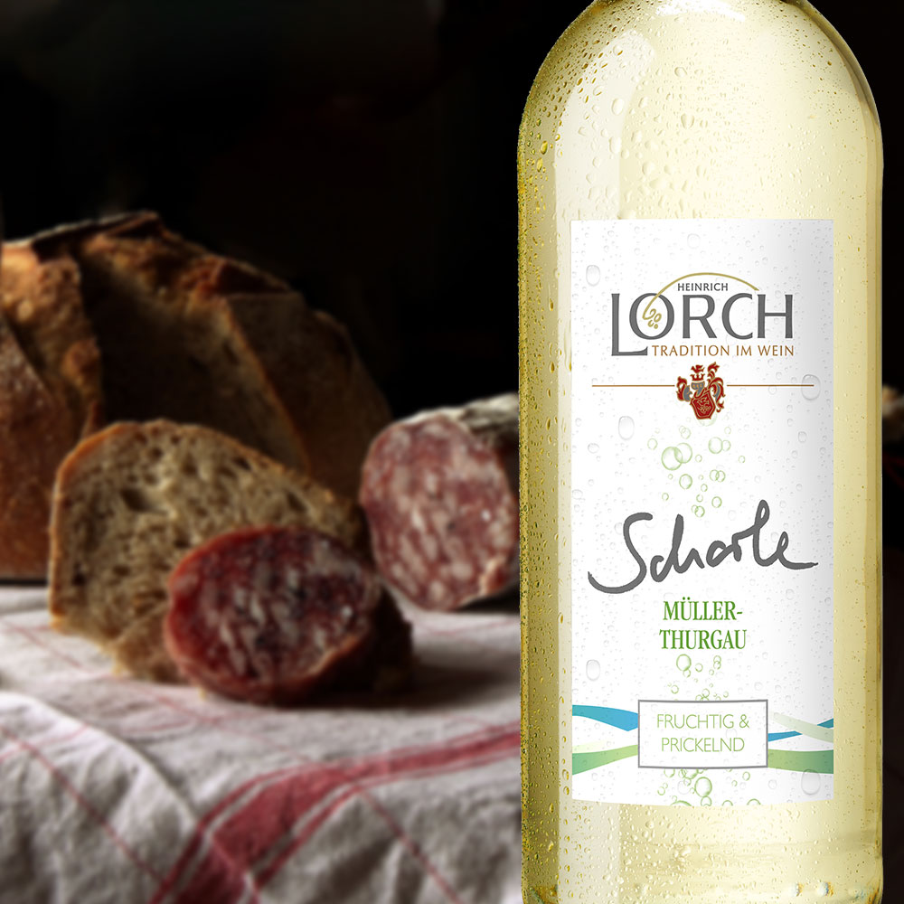 Lorch Weinschorle Müller-Thurgau, fruchtig, 1,0l