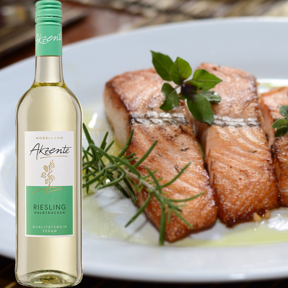 Moselland Akzente Riesling, halbtrocken, 2024, 0,75l