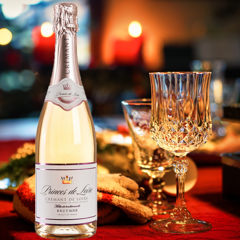 Princes de Loire Crémant de Loire Brut Rosé, trocken, 0,75l
