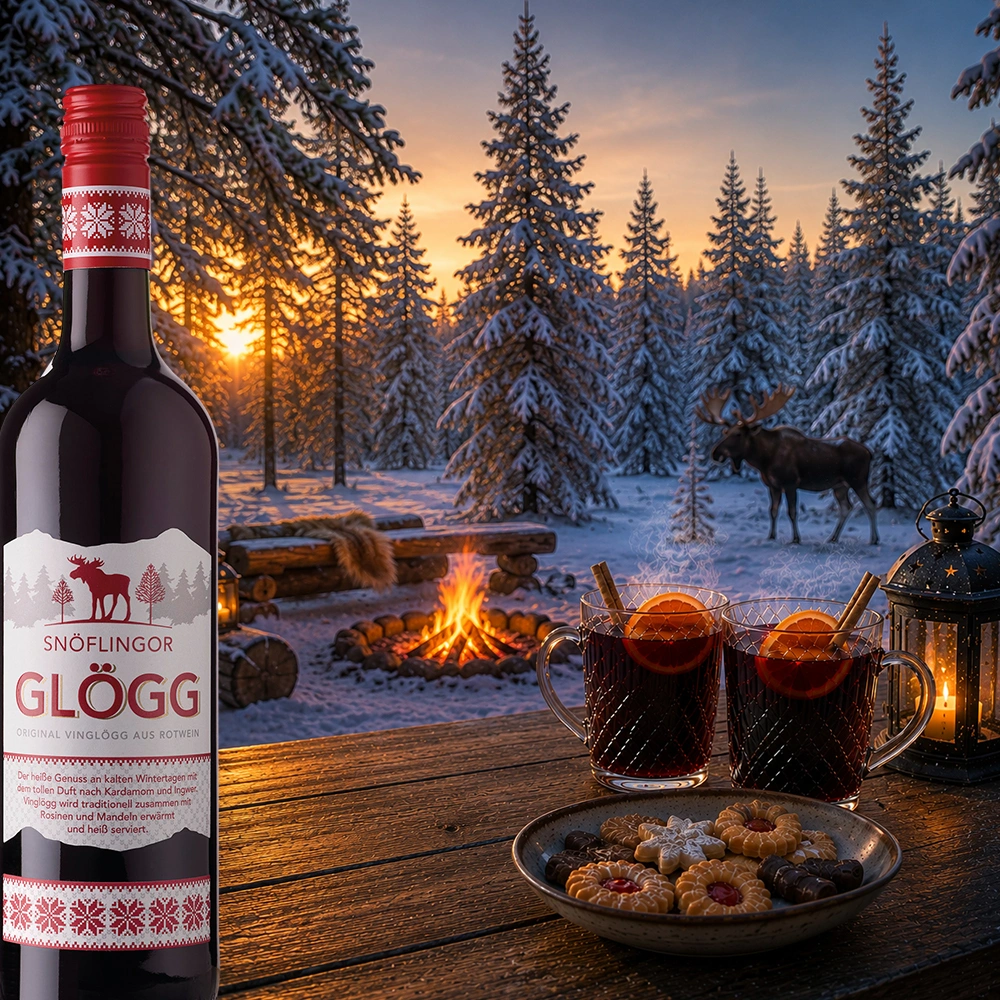 Snöflingor Glögg Vinglögg Rot, 0,75l