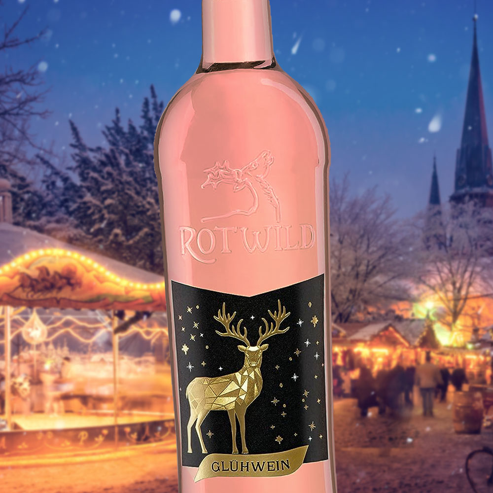 Rotwild Glühwein Rosé, lieblich, 0,75l