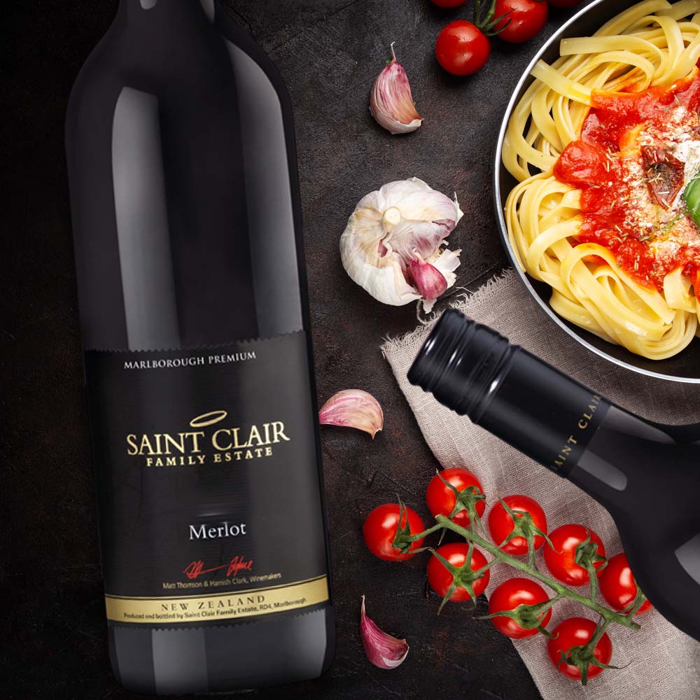 Saint Clair Merlot Rotwein, trocken, 2018, 0,75 l