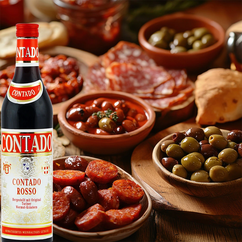 Contado Rosso, Wermut, weinhaltiges Getränk, 0,75l