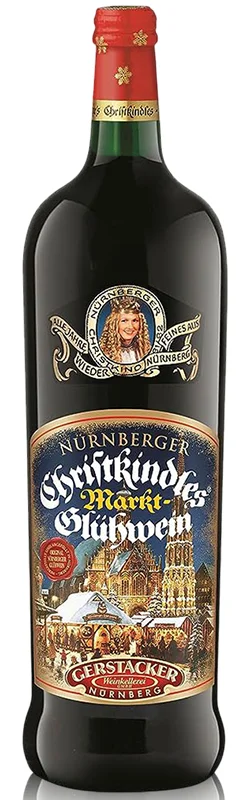 Gerstacker Nürnberger Christkindles Markt-Glühwein Rot, 1,0l
