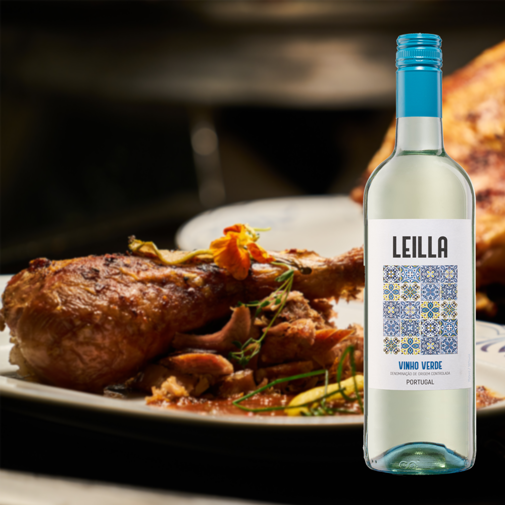 Leilla Vinho Verde DOC, halbtrocken, 0,75l