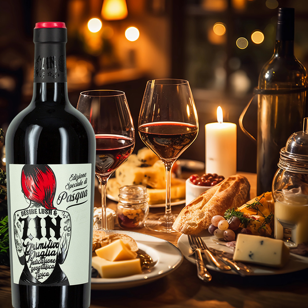 Pasqua Desire Lush & Zin Primitivo Puglia IGT, halbtrocken, 2024, 0,75l