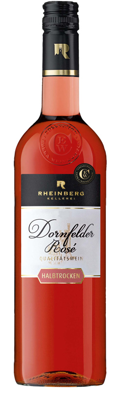 Rheinberg Dornfelder Rosé, halbtrocken, 2021, 0,75l