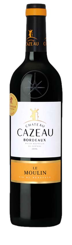 Château Cazeau Le Moulin Bordeaux AOP, trocken, 2020, 0,75l