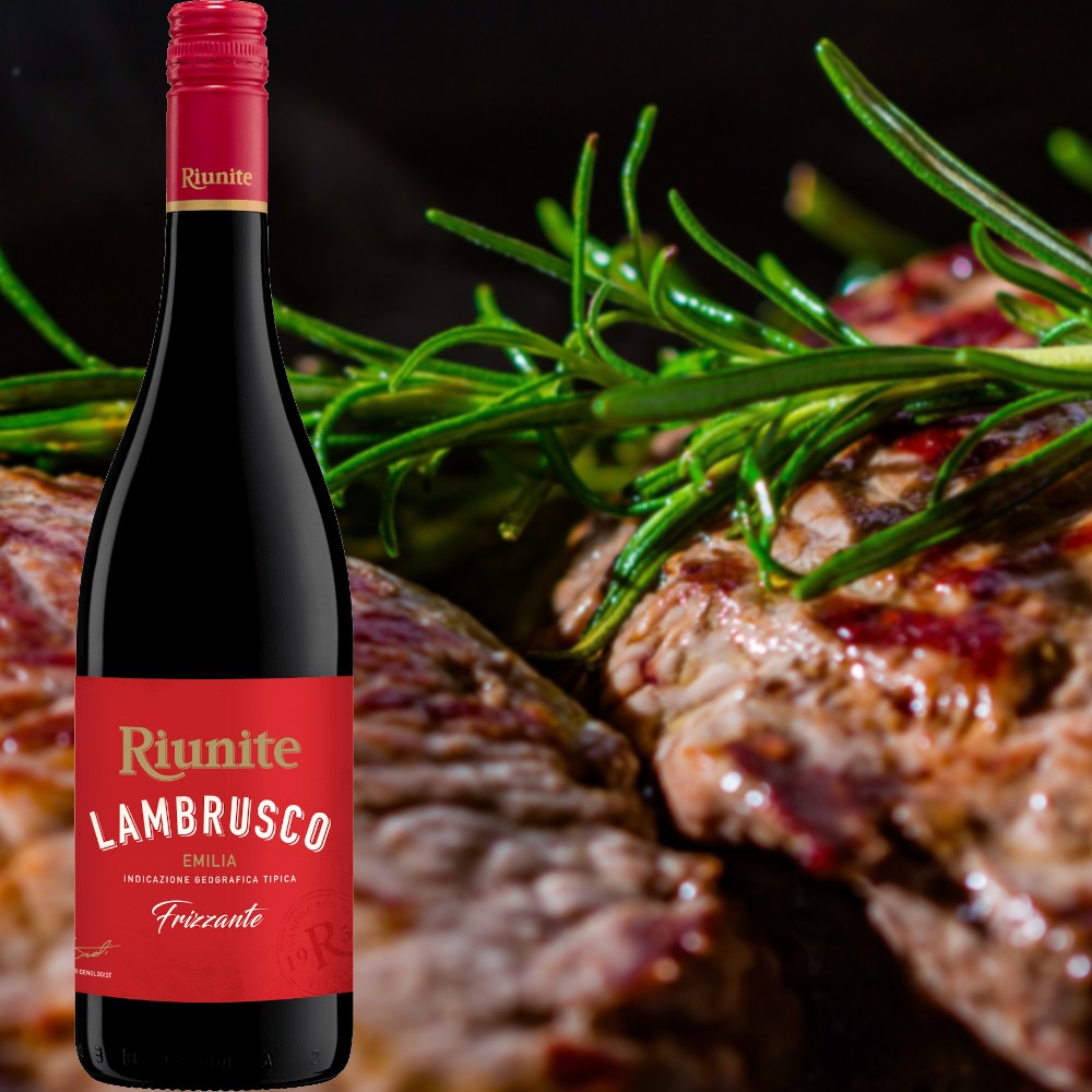 Riunite Lambrusco Emilia Rosso IGT, süß, 0,75l