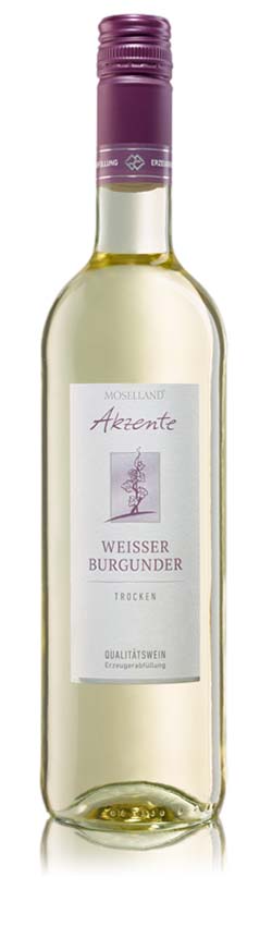 Moselland Akzente Weißer Burgunder, trocken, 2020, 0,75l