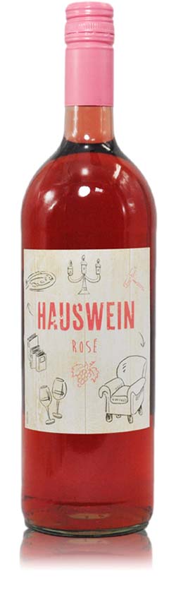 Hauswein Rosé, halbtrocken, 1,0l
