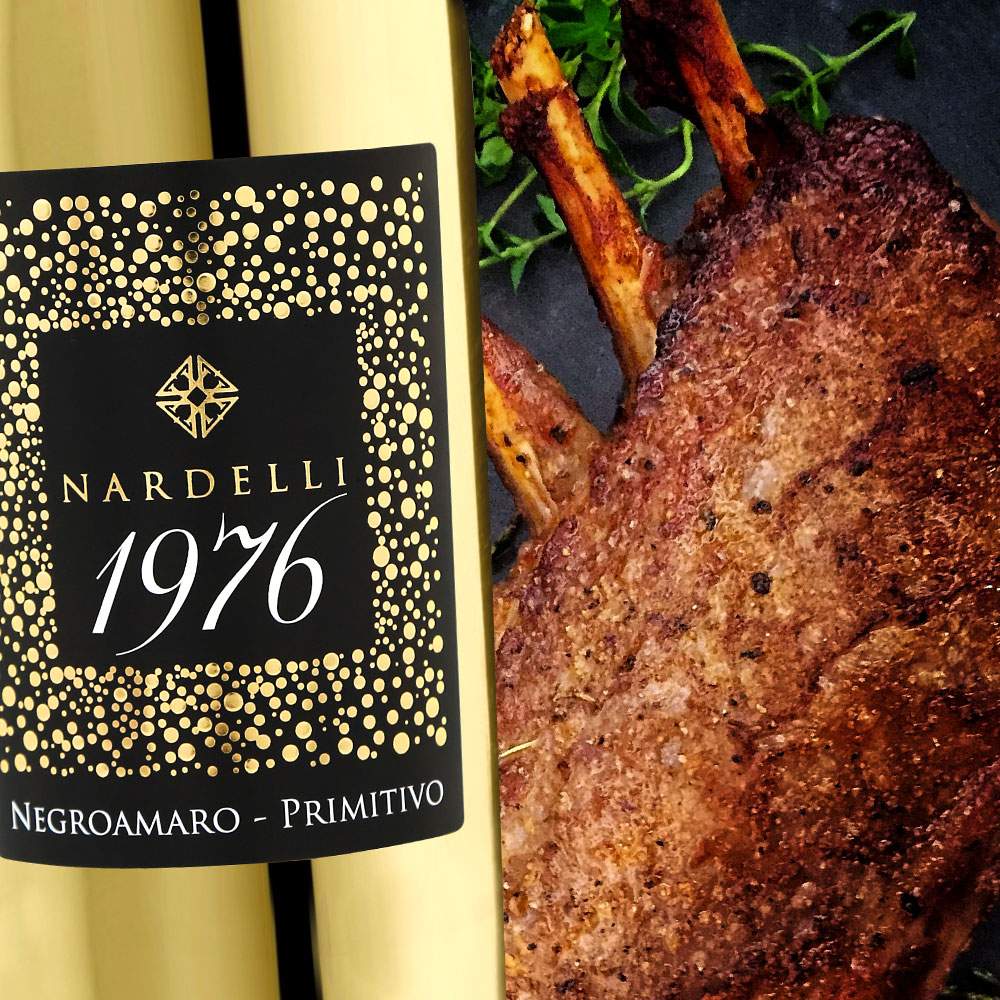 Nardelli 1976 Gold Edition Negroamaro Primitivo, halbtrocken, 2023, 0,75l