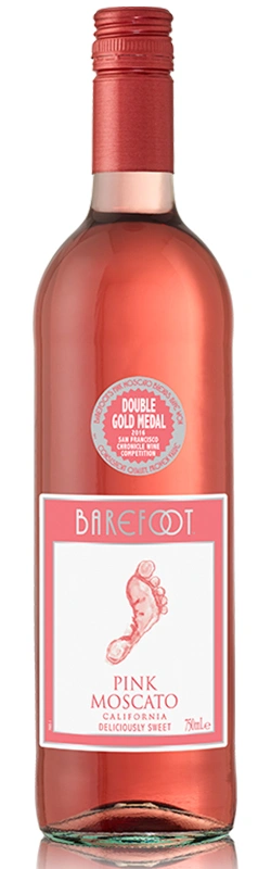 Barefoot Pink Moscato, lieblich, 0,75l