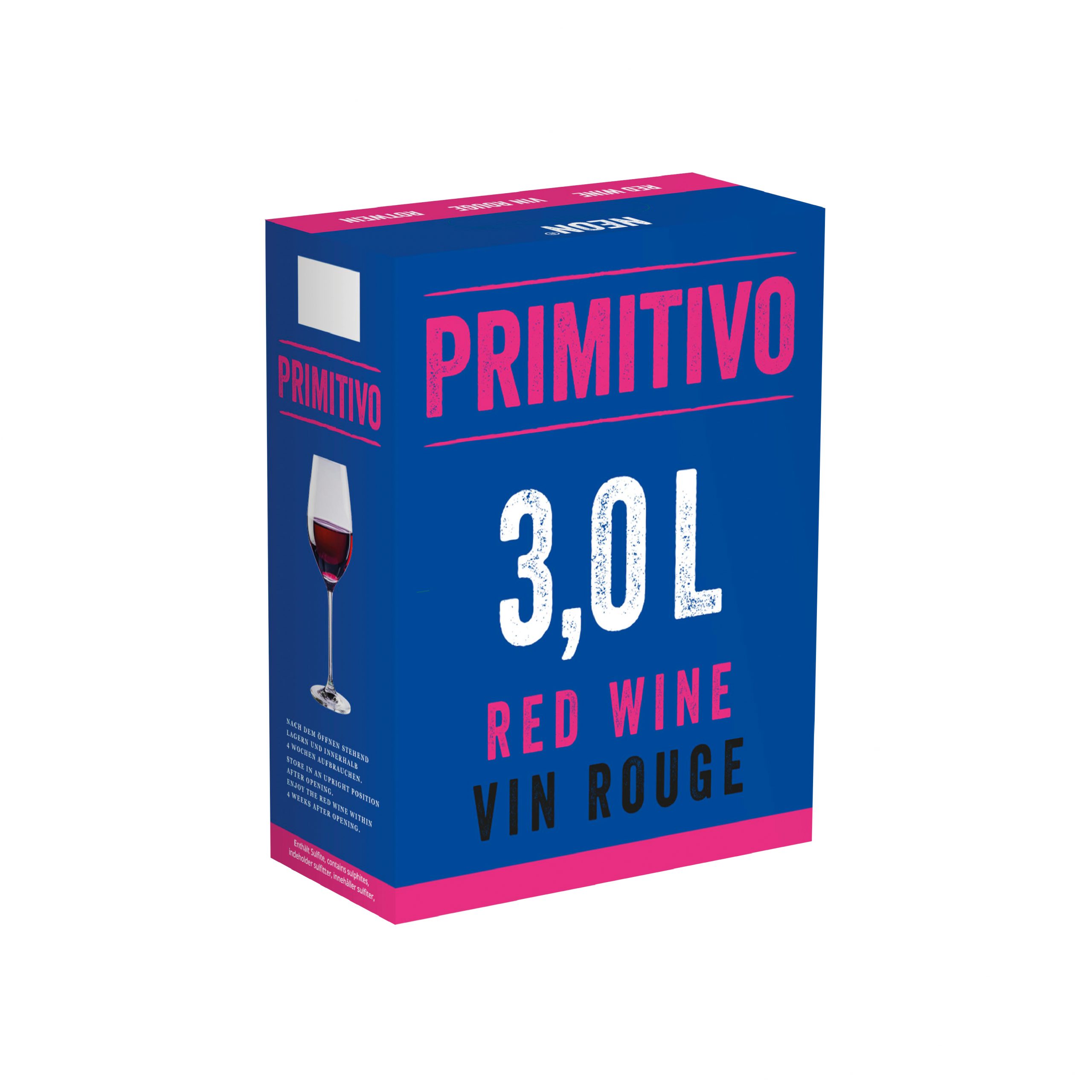Neon Primitivo, trocken, Bag-in-Box 3 Liter