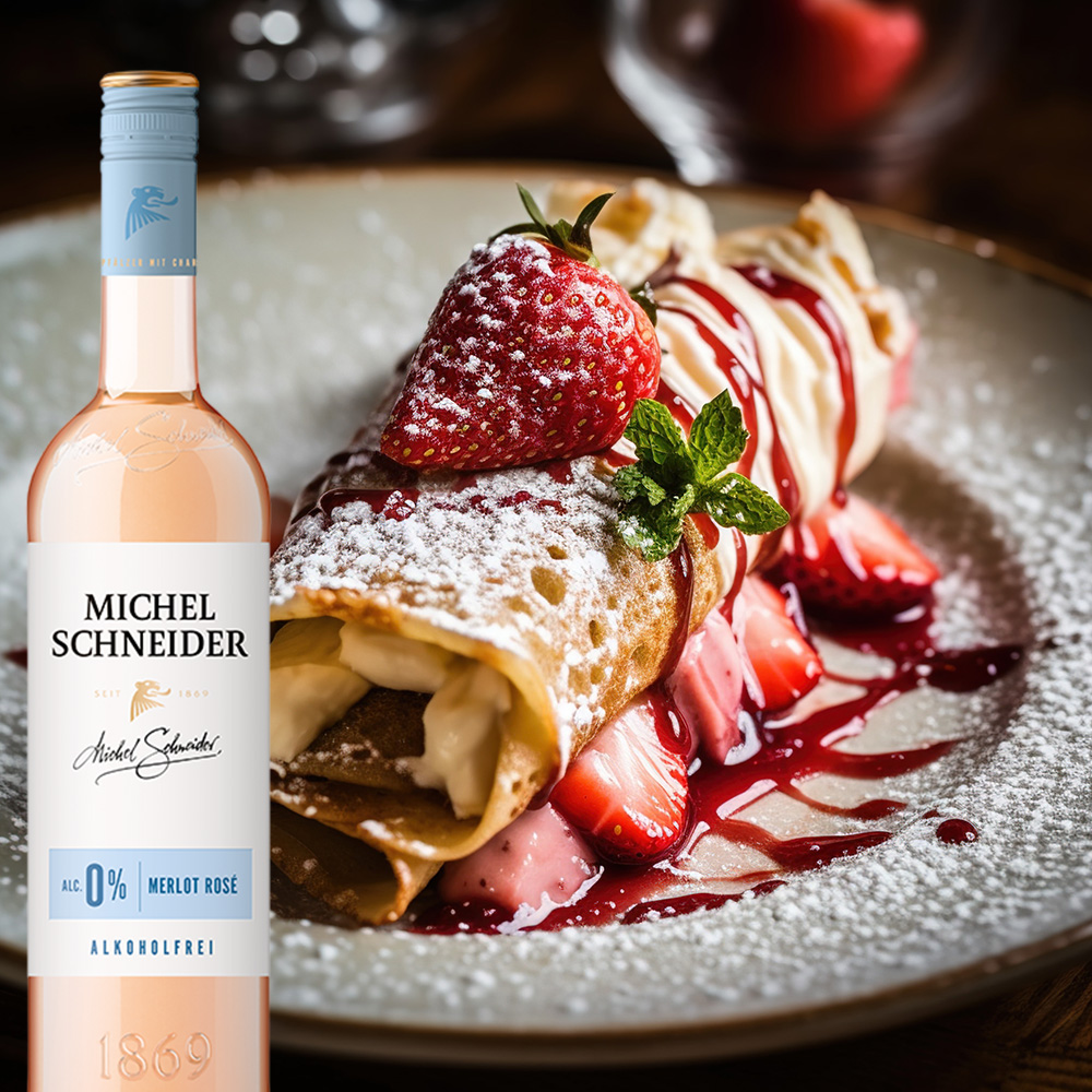Michel Schneider Merlot Rosé, alkoholfrei, 0,75l
