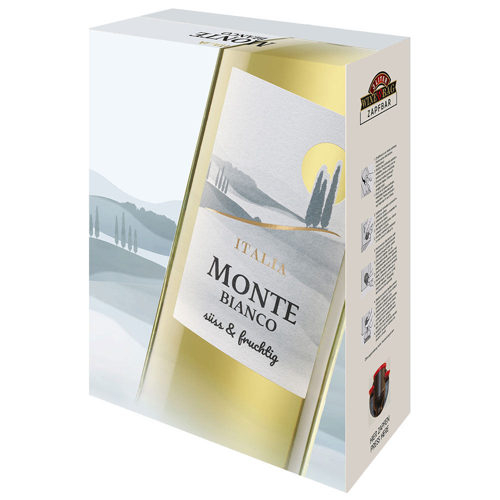 Monte Bianco, süß&fruchtig, Bag-in-Box, 3,0l