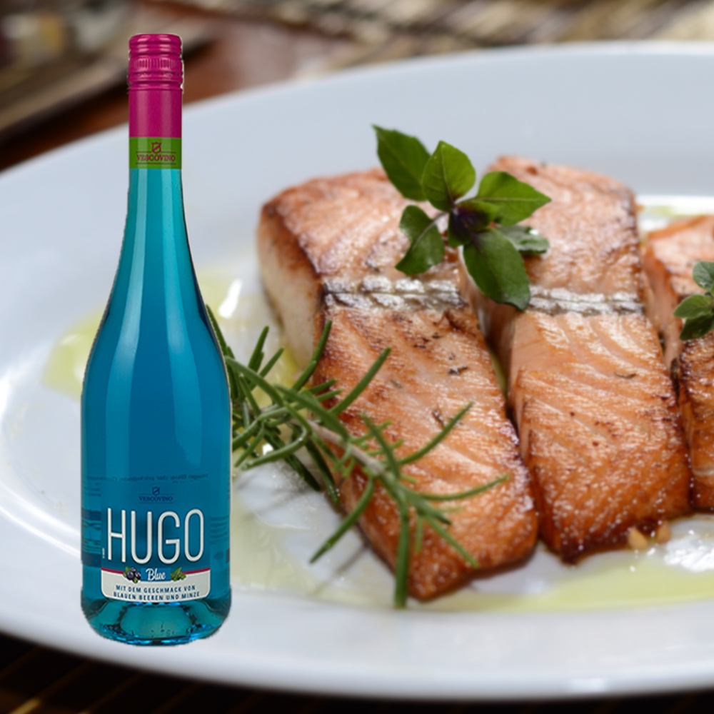 Vescovino Hugo Blue, fruchtig, 0,75l