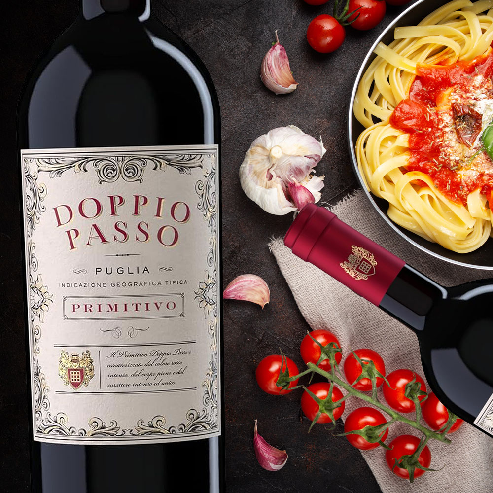 Doppio Passo Primitivo Puglia, halbtrocken, 2022, Magnum, 1,5l