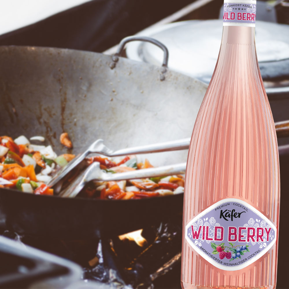 Käfer Hugo Wild Berry Cocktail, fruchtig, 0,75l