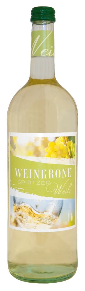 Weinkrone Spritzer Weiß, weinhaltiges Getränk, 1,0l