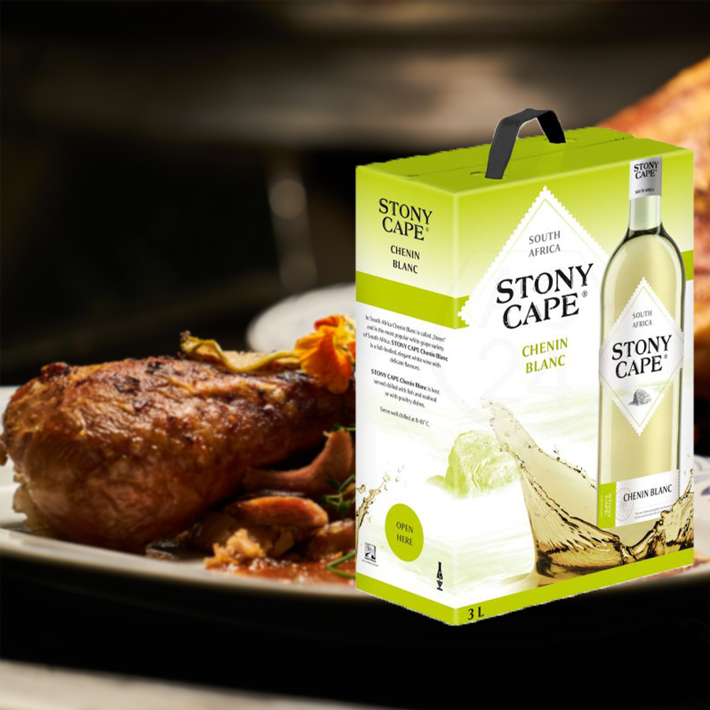 Stony Cape Chenin Blanc, trocken, Bag-in-Box, 3,0l