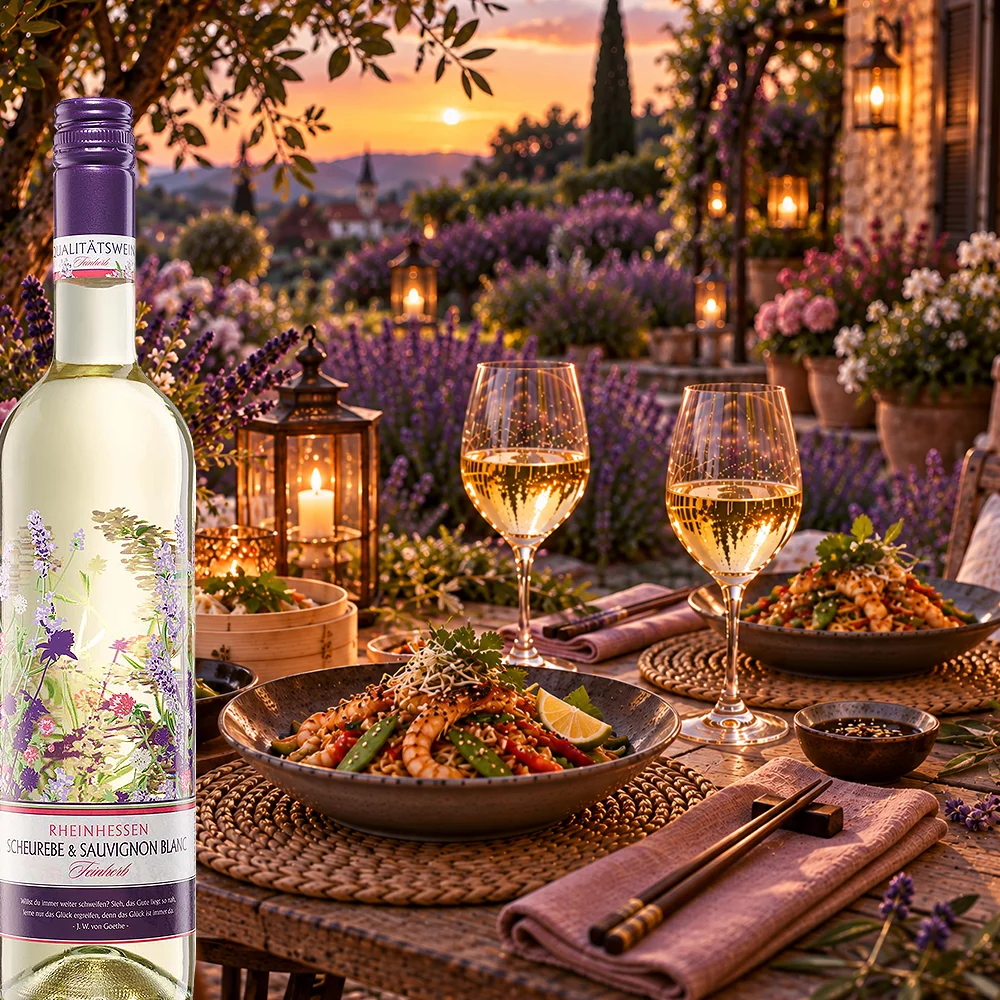 Lavendelmeer Scheurebe & Sauvignon Blanc QbA, feinherb, 2025, 0,75l