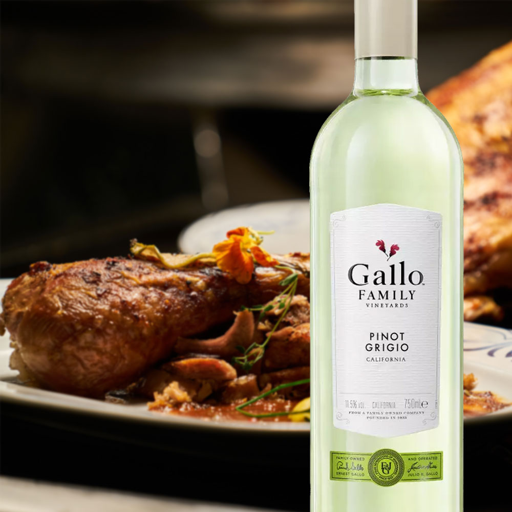 Gallo Pinot Grigio, halbtrocken, 2020, 0,75l