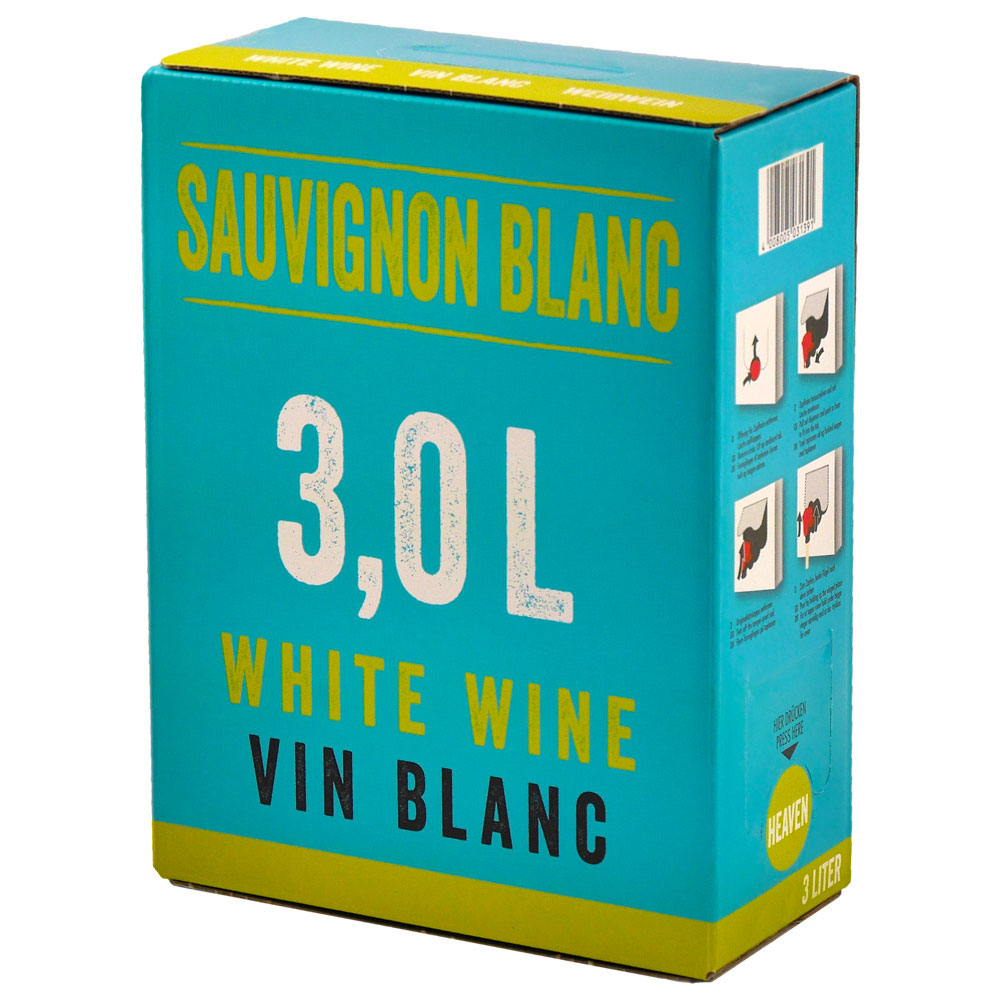 Neon Sauvignon Blanc, trocken, 3 Liter Bag-in-Box