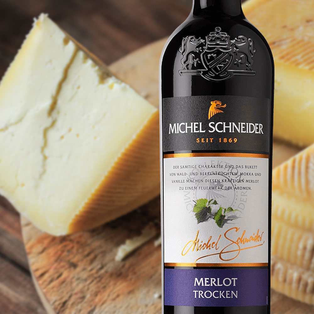 Michel Schneider Merlot QbA, trocken, 2021, 0,75l